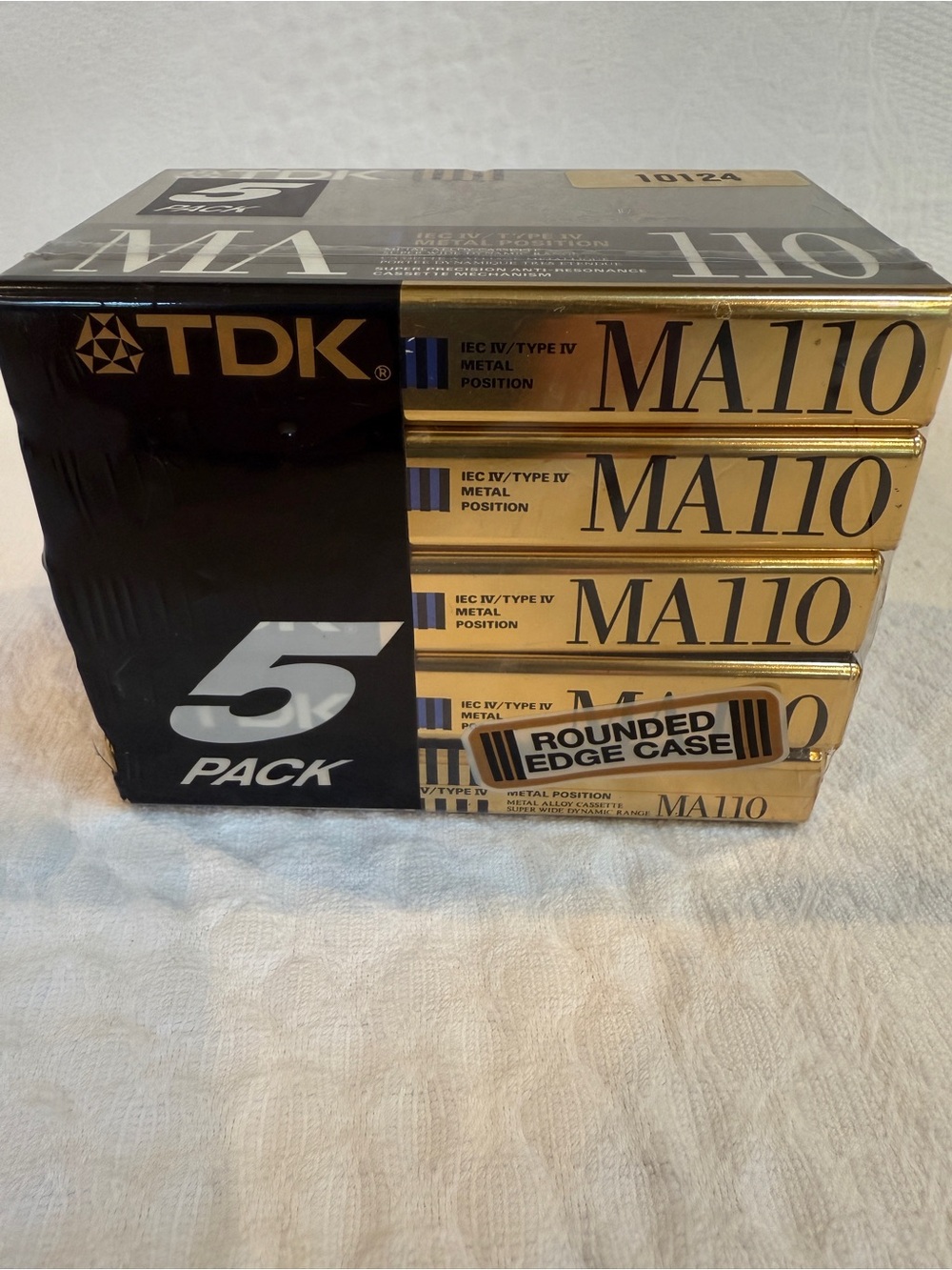 TDK MA110 Metal Biased Metal Alloy Type IV 110 Mins Cassette Tapes Lot Of 5 New